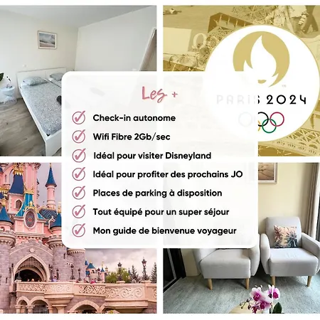 L'eden - T2 Neuf Avec Loggia Et Parking Prive - Proche Rer A & Disneyland Apartamento Chessy (Seine-et-Marne)