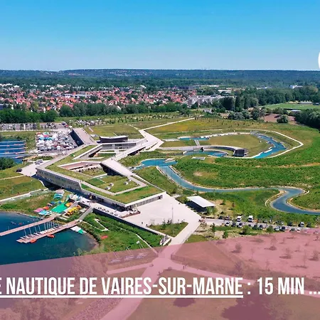 L'eden - T2 Neuf Avec Loggia Et Parking Prive - Proche Rer A & Disneyland Apartamento