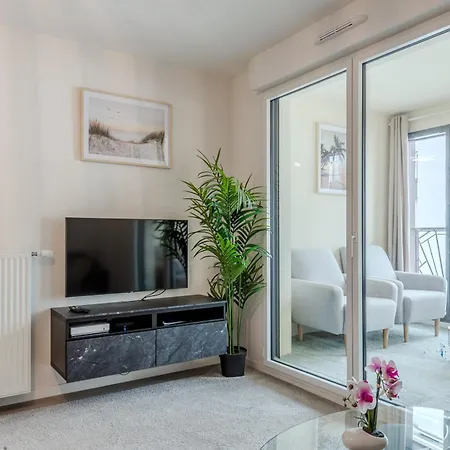 L'eden - T2 Neuf Avec Loggia Et Parking Prive - Proche Rer A & Disneyland Apartamento *